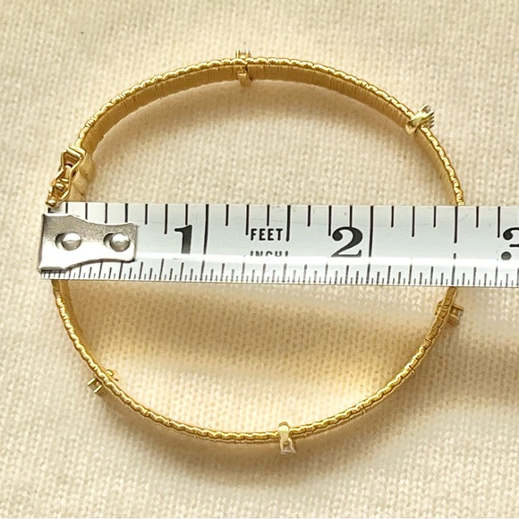 Veronese Italy DQCZ 925 Sterling Silver 18K Gold Vermeil Bracelet - Picture 15 of 15